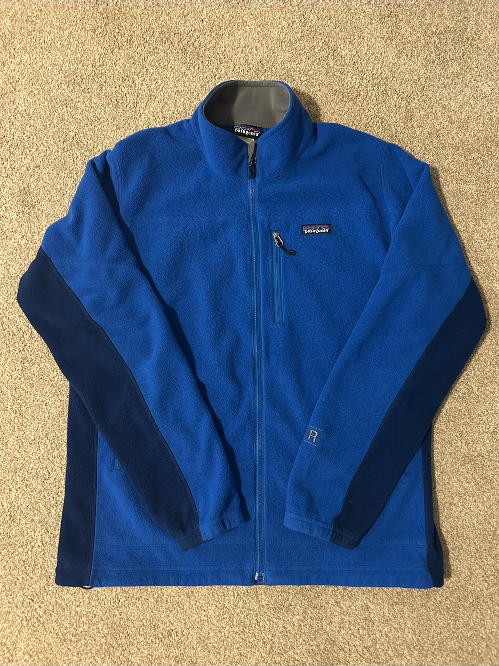 Patagonia Lightweight R4 Jacket Men's Large Style #36152 Bali Blue